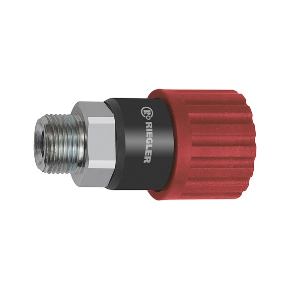 Dreh-Sicherheitskupplung Nennweite 6 ISO 6150 C Stahl 141740 - Kupplung (Pneumatik)