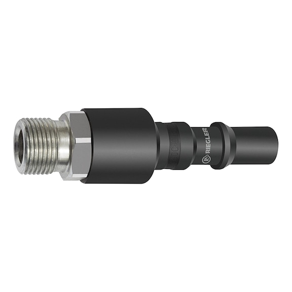Nipples with non-return valve for rotating safety couplings Nominal diameter 8 141773 - Hose fitting (screwed joint )