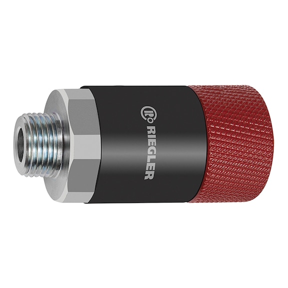 Rotary safety coupling Nominal diameter 11 ISO 6150 C Steel 141779 - Multi connectors (pneumatics)