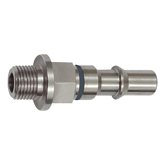 Distinguishing nipple nominal width 6 ISO 6150 C stainless steel two-stage 141880 - Hose fitting (screwed joint )