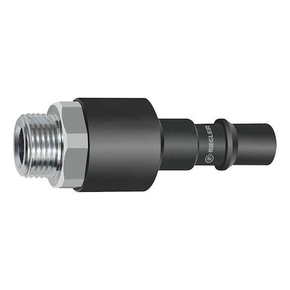 Nipples with non-return valve for couplings Nominal diameter 11 141795 - Hose fitting (screwed joint )