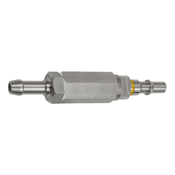 Non-interchangeable plug-in nozzle Nominal diameter 6 ISO 6150 C Check valve 141909 - Hose nozzle (threaded joint)