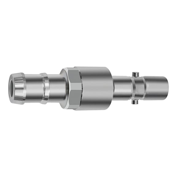 Plug-in nozzle for rotary safety couplings nominal width 11 141810 - Hose nozzle (threaded joint)