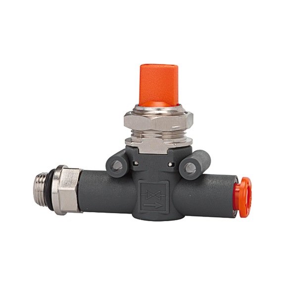 Shut-off valve lineonline 106837 - Ball valve and non-return valve (pneumatics)