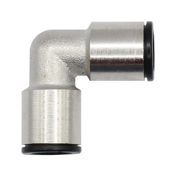 Angle connector value line nickel-plated brass 115938 - Push-in fitting (pneumatics)