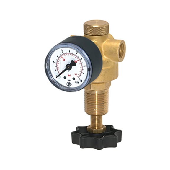 Druckregler für Wasser mit Manometer 101308 - Druckregler für Wasser
