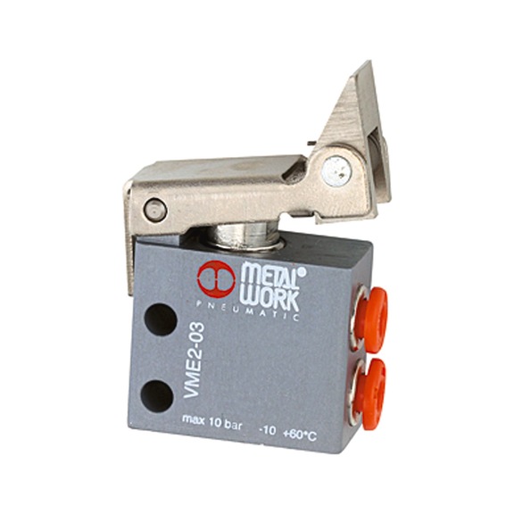 METAL WORK 3/2 miniature valve mechanical roller lever 106391 - 3/2 Directional control valve (pneumatics, unspecified)