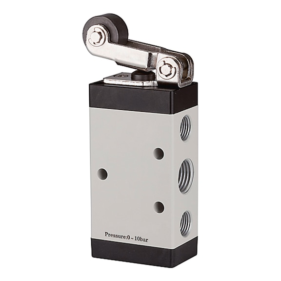 RIEGLER 5/2-way valve mechanically operated roller lever 115959 - Directional control valve (pneumatics, unspecified)
