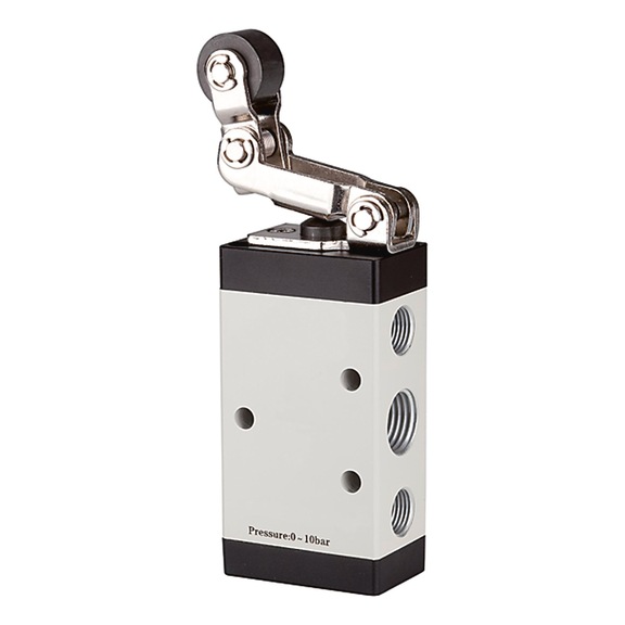 RIEGLER 5/2-way valve mechanically operated roller lever 115962 - Directional control valve (pneumatics, unspecified)