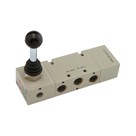 METAL WORK 5/3-way valve manual 90-degree lever 106470 - 5/3 Directional control valve (pneumatics, unspecified)