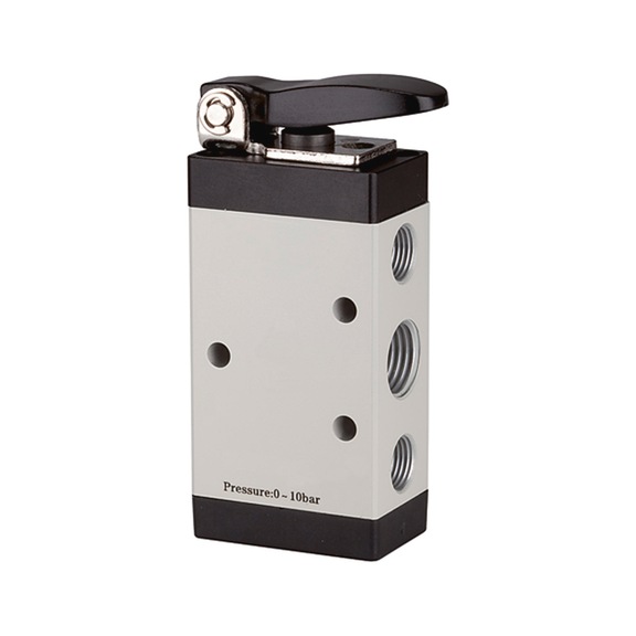 RIEGLER 5/2-way valve manually operated short lever 115988 - Directional control valve (pneumatics, unspecified)