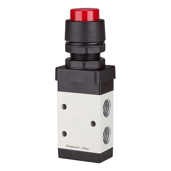RIEGLER 3/2-way valve manually operated push button 115995 - Directional control valve (pneumatics, unspecified)