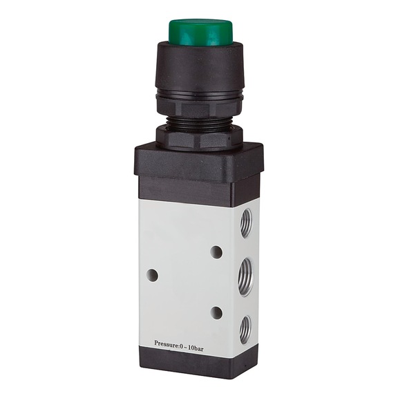 RIEGLER 5/2-way valve manually operated push button 116002 - Directional control valve (pneumatics, unspecified)