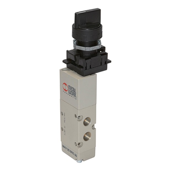 METAL WORK 5/2-way valve manual aluminium 106431 - 5/2 Directional control valve (pneumatics, unspecified)