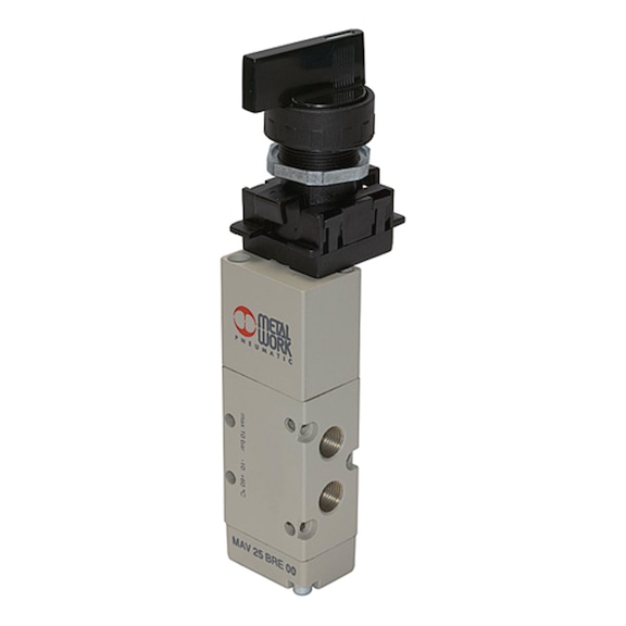 METAL WORK 5/2-way manual valve aluminium 106437 - 5/2 Directional control valve (pneumatics, unspecified)