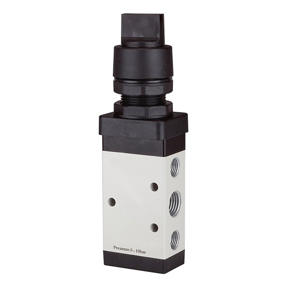 RIEGLER 5/2-way valve manual short rotary lever 116024 - Directional control valve (pneumatics, unspecified)