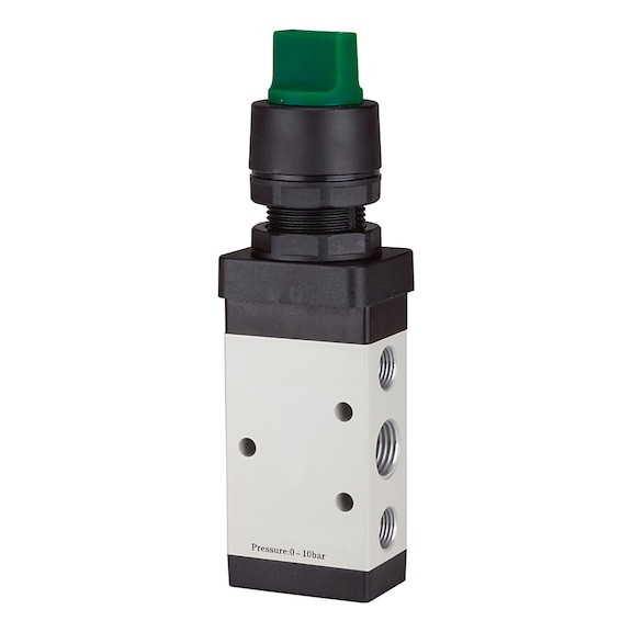 RIEGLER 5/2-way valve manual short rotary lever 116026 - Directional control valve (pneumatics, unspecified)