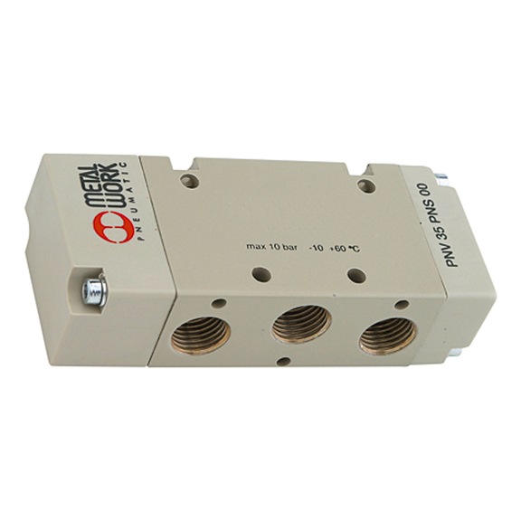 METAL WORK 5/2-way valve pneumatic monostable aluminium 106503 - 5/2 Directional control valve (pneumatics, unspecified)