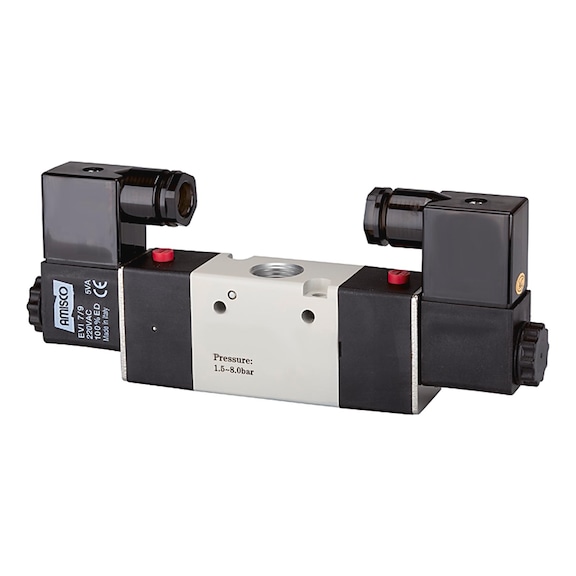 RIEGLER 3/2-way valve electro-pneumatic bistable 116120 - Electropneumatic directional control valve (pneumatic, other)