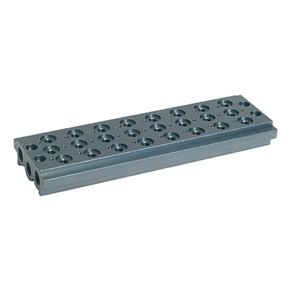 Multiple base plate for directional control valves with eight valve positions 106628 - Subplate for valve (accessory, pneumatics)