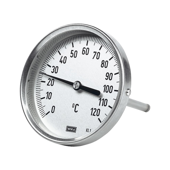 Bimetal thermometer, high-quality version, rear connection 102785 - Temperature gauge