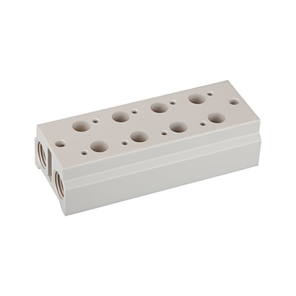Multiple base plate for 3/2-way valves 116219 - Subplate for valve (accessory, pneumatics)