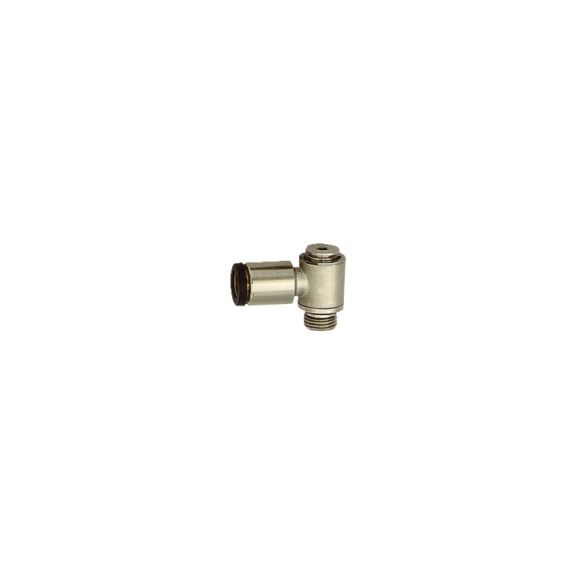 L-plug-in fitting click-clock rotatable nickel-plated brass 108638 - Push-in L-fitting, push-in L-connection (pneumatics)