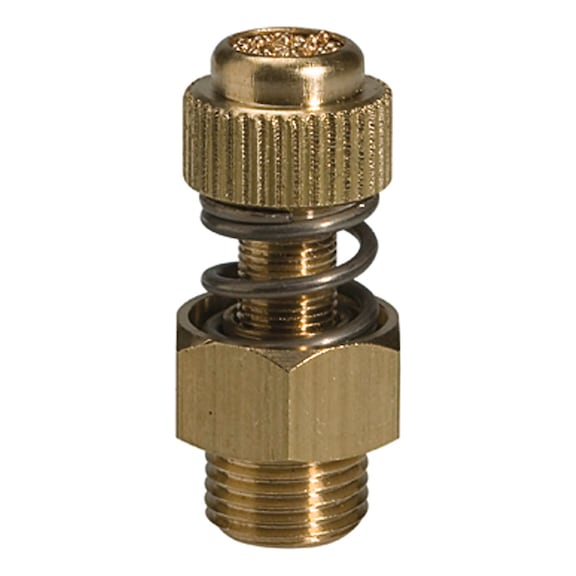 Schalldämpfer mit Federeinstellung 113373 - Schalldämpfer (Zubehör, Pneumatik)