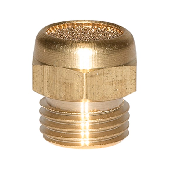 Sintered bronze silencer value line flat design 116294 - Pneumatic silencer (accessory, pneumatics)