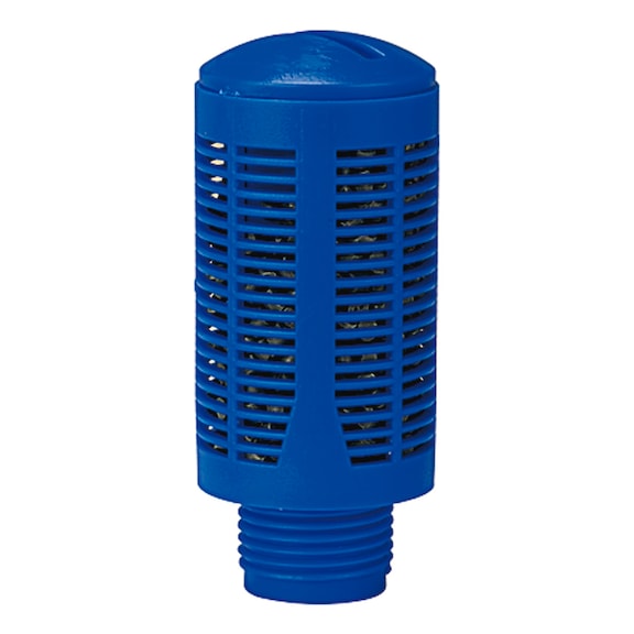 Plastic silencer with granulate filling 113378 - Pneumatic silencer (accessory, pneumatics)
