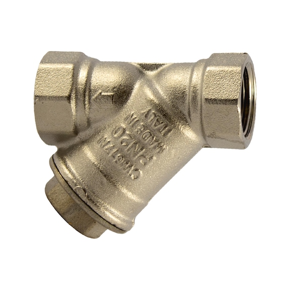 Brass nickel-plated strainer insert mesh size 0.5 mm 137836 - Protective strainer (fitting)