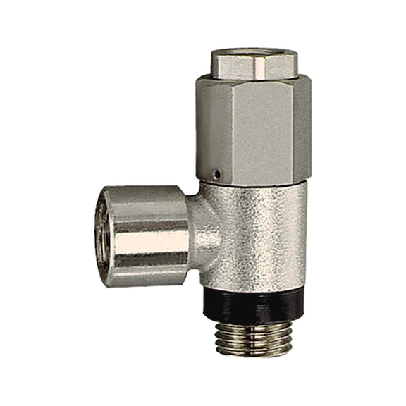 Pneumatically unlockable check valve G 3/8 107059 - Check valve (pneumatics)