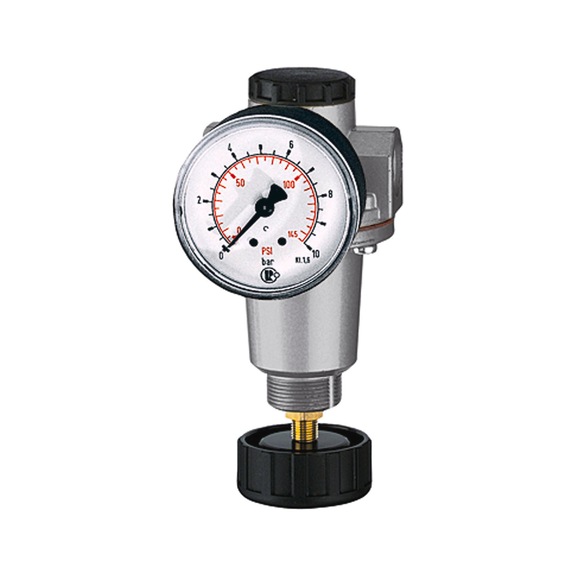 Standard pressure regulator with pressure gauge 100810 - Pressure regulator with pressure gauge