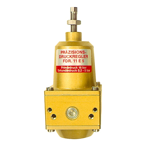 Precision pressure regulator without pressure gauge non-ferrous metal-free 101226 - Precision air regulator (pneumatics)