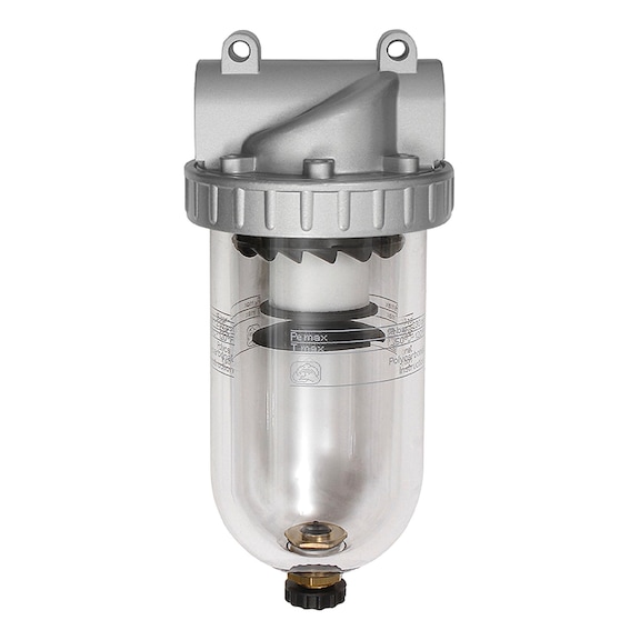 Standard filter with polycarbonate container Drain valve HA 100960 - Standard filter (pneumatics)