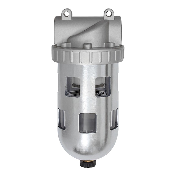 Standard filter with polycarbonate container and protective basket Drain valve HA 100970 - Standard filter (pneumatics)