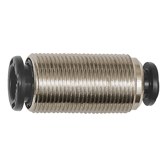 Straight plug connection reducing click-clock nickel-plated brass 108732 - Push-in fitting (pneumatics)