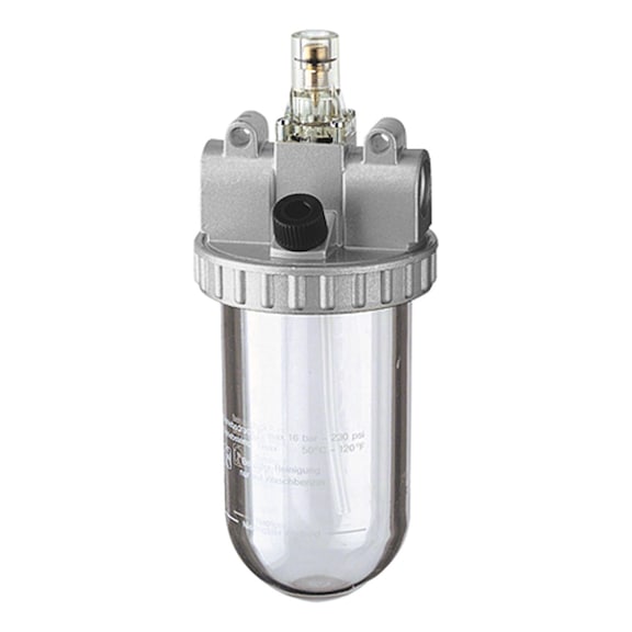 Nebelöler Standard mit Polycarbonatbehälter 101015 - Standardnebelöler (Pneumatik)