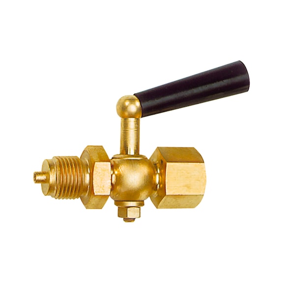 Manometer-Absperrhahn Muffe - Zapfen 102649 - Messgerät, Druck (Teile)