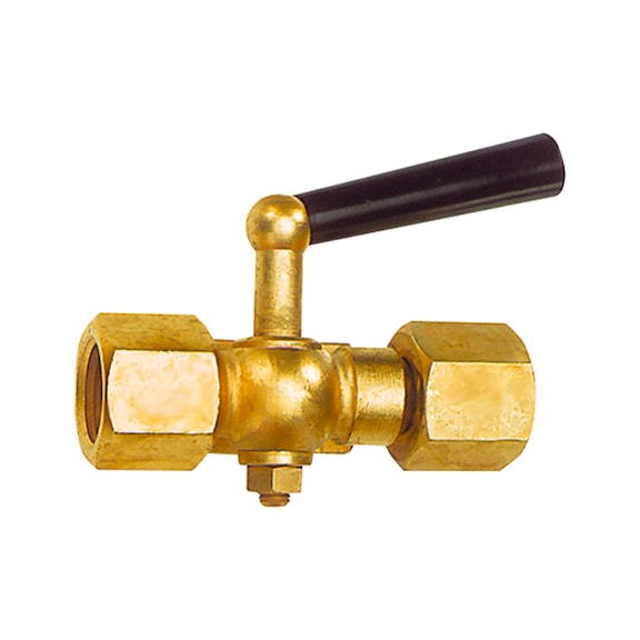 Manometer-Absperrhahn Muffe - drehbare Muffe 102652 - Messgerät, Druck (Teile)