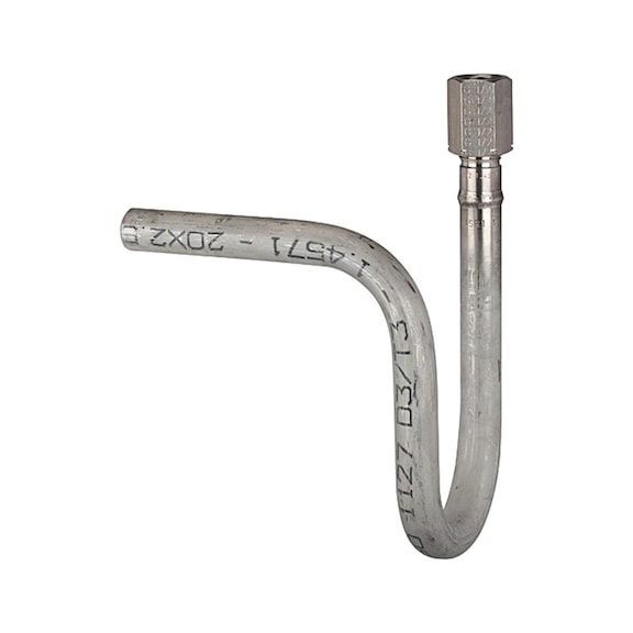 Wassersackrohr in U-Form mit Schweißanschluss 102676 - Messgerät, Druck (Teile)