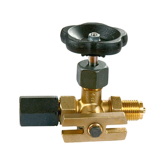 Pressure gauge shut-off valve spigot - clamping sleeve 102673 - Measuring instrument, pressure (parts)