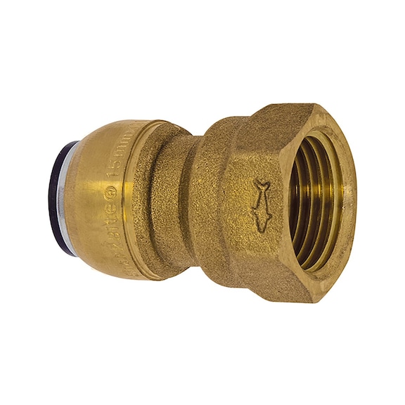 Screw-on connector brass Sharkbite 117017 - Component for connectors (accessory, pneumatics)