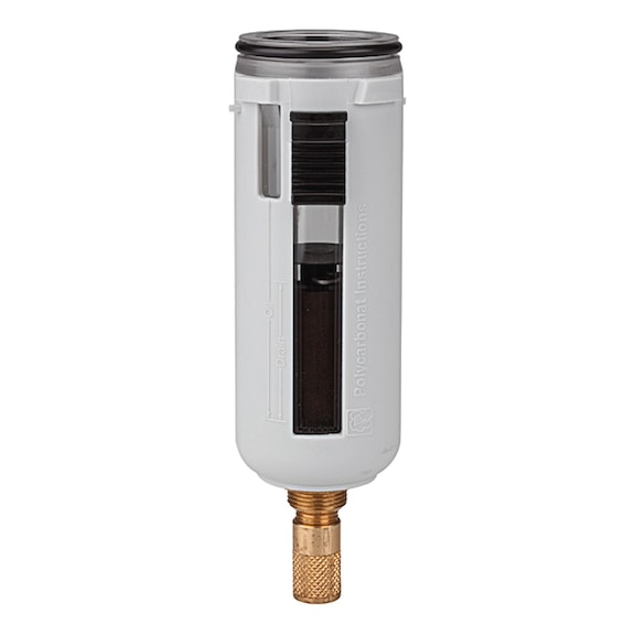 Polycarbonatbehälter inklusive Schutzkorb 100137 - Behälter, Sieb Pneumatik (Zubehör, sonstige)