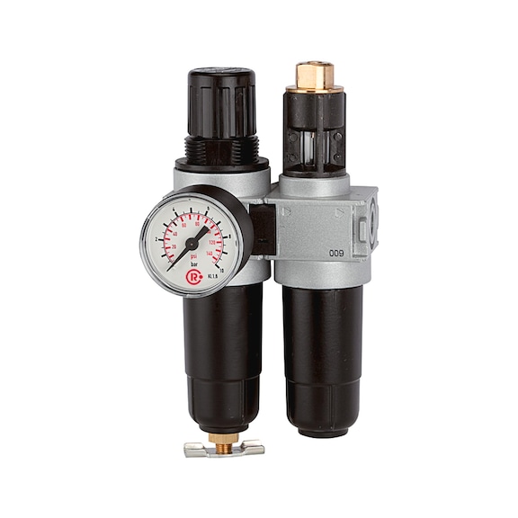 Two-piece multifix-mini maintenance unit with metal container 100397 - Two-part maintenance unit (pneumatics)