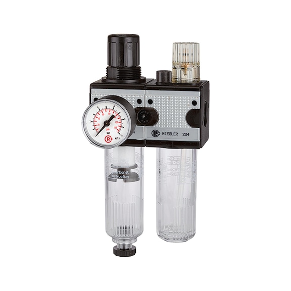 Two-piece multifix maintenance unit with polycarbonate container 100569 - Two-part maintenance unit (pneumatics)