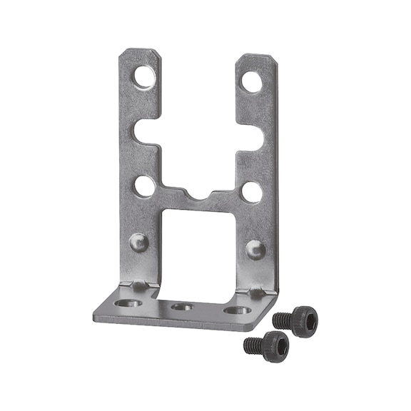 Metal mounting bracket, horizontal 133384 - Measuring instrument, pressure (parts)