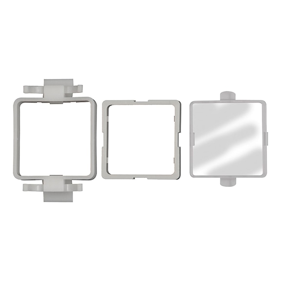 Einbaurahmen mit Schutz-Abdeckung aus Kunststoff 133387 - Messgerät, Druck (Teile)