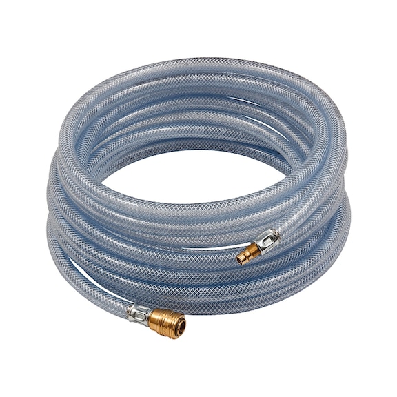 PVC fabric hose set Quick-release coupling Length 10 m 113748 - Tubing (pneumatics, unspecified)