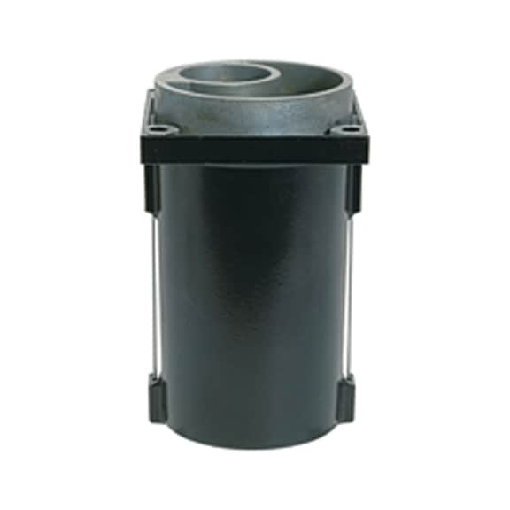 Metal container with drain valve and O-ring 101118 - Container, sieve Pneumatics (accessories, other)